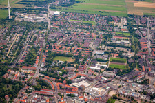 Vue aérienne de Westerwischweg à Cuxhaven dans le département Basse-Saxe, Allemagne