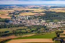 Vue aérienne de Eu dans le département Seine-Maritime, France