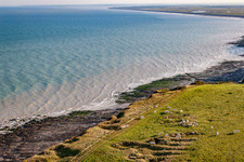 Photographie aérienne de Falaises à Saint-Quentin-la-Motte-Croix-au-Bailly dans le département Somme, France
