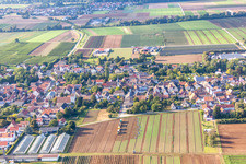 Weingarten dans le département Rhénanie-Palatinat, Allemagne hors des airs