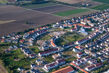 Vue aérienne de Bague Médardus à Mutterstadt dans le département Rhénanie-Palatinat, Allemagne