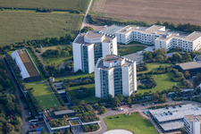 Vue d'oiseau de Clinique des accidents BG à le quartier Oggersheim in Ludwigshafen am Rhein dans le département Rhénanie-Palatinat, Allemagne