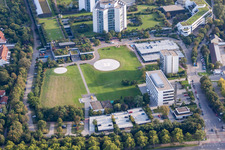 Enregistrement par drone de Clinique des accidents BG à le quartier Oggersheim in Ludwigshafen am Rhein dans le département Rhénanie-Palatinat, Allemagne