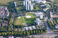 Image drone de Clinique des accidents BG à le quartier Oggersheim in Ludwigshafen am Rhein dans le département Rhénanie-Palatinat, Allemagne
