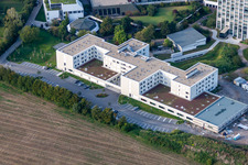 Clinique des accidents BG à le quartier Oggersheim in Ludwigshafen am Rhein dans le département Rhénanie-Palatinat, Allemagne vue du ciel