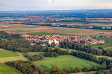 Freimersheim dans le département Rhénanie-Palatinat, Allemagne hors des airs
