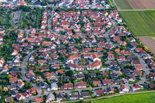 Quartier Offenbach in Offenbach an der Queich dans le département Rhénanie-Palatinat, Allemagne vue d'en haut