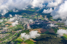 Vue aérienne de Ehingen à Engen dans le département Bade-Wurtemberg, Allemagne
