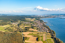 Vue aérienne de Allensbach dans le département Bade-Wurtemberg, Allemagne