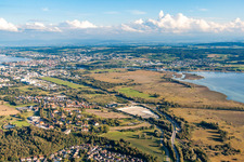 Wollmatinger Ried à le quartier Wollmatingen in Konstanz dans le département Bade-Wurtemberg, Allemagne