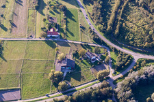 Photographie aérienne de L'écurie de Lilly à le quartier Wollmatingen in Konstanz dans le département Bade-Wurtemberg, Allemagne