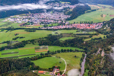 Fridingen an der Donau dans le département Bade-Wurtemberg, Allemagne hors des airs