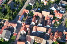 Image drone de Raiffeisenstrasse à Minfeld dans le département Rhénanie-Palatinat, Allemagne