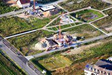 Nouvelle zone de développement Am Höhenweg à Kandel dans le département Rhénanie-Palatinat, Allemagne vue d'en haut