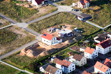 Vue d'oiseau de Nouvelle zone de développement Am Höhenweg à Kandel dans le département Rhénanie-Palatinat, Allemagne