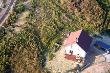 Nouvelle zone de développement Am Höhenweg à Kandel dans le département Rhénanie-Palatinat, Allemagne vu d'un drone
