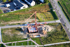 Vue d'oiseau de Nouvelle zone de développement Am Höhenweg à Kandel dans le département Rhénanie-Palatinat, Allemagne