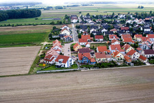 Quartier Hayna in Herxheim bei Landau dans le département Rhénanie-Palatinat, Allemagne d'un drone