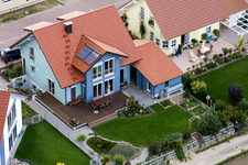 Vue oblique de Quartier Hayna in Herxheim bei Landau dans le département Rhénanie-Palatinat, Allemagne