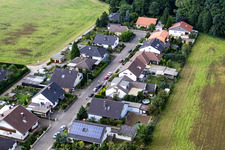 Vue oblique de Waldstr. à Erlenbach bei Kandel dans le département Rhénanie-Palatinat, Allemagne