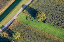 Photographie aérienne de Aérodrome modèle à Hagenbach dans le département Rhénanie-Palatinat, Allemagne