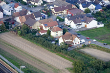 Vue aérienne de Quartier de Zimmern à le quartier Urloffen in Appenweier dans le département Bade-Wurtemberg, Allemagne