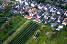 Runzweg à le quartier Urloffen in Appenweier dans le département Bade-Wurtemberg, Allemagne hors des airs