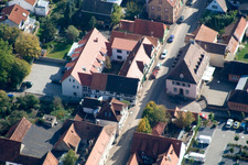Bahnhofstr. à Kandel dans le département Rhénanie-Palatinat, Allemagne vue d'en haut