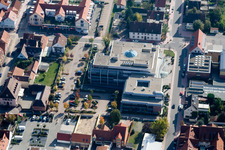 Banque d'épargne à Kandel dans le département Rhénanie-Palatinat, Allemagne d'en haut