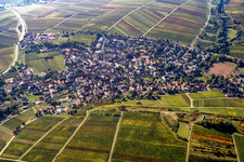 Ilbesheim bei Landau in der Pfalz dans le département Rhénanie-Palatinat, Allemagne hors des airs