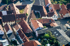 Photographie aérienne de Weingut Economierat Kleinmann à Birkweiler dans le département Rhénanie-Palatinat, Allemagne