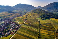Ranschbach dans le département Rhénanie-Palatinat, Allemagne depuis l'avion