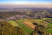 Photographie aérienne de Quartier Wöschbach in Pfinztal dans le département Bade-Wurtemberg, Allemagne