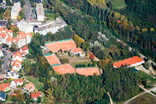 Vue aérienne de Club de tennis à Jockgrim dans le département Rhénanie-Palatinat, Allemagne