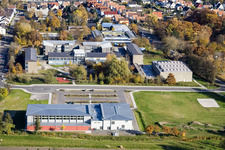 Salle Bienwald Kandel à Kandel dans le département Rhénanie-Palatinat, Allemagne depuis l'avion