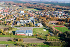 Salle Bienwald Kandel à Kandel dans le département Rhénanie-Palatinat, Allemagne vue du ciel
