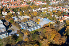 Vue aérienne de Realschule plus Kandel à Kandel dans le département Rhénanie-Palatinat, Allemagne