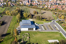 Salle Bienwald Kandel à Kandel dans le département Rhénanie-Palatinat, Allemagne vue d'en haut