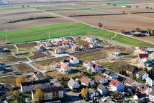 Sur la haute piste à Kandel dans le département Rhénanie-Palatinat, Allemagne vue d'en haut