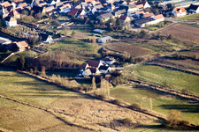 Vue oblique de Moulin à vent à Winden dans le département Rhénanie-Palatinat, Allemagne