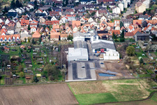 Kandel dans le département Rhénanie-Palatinat, Allemagne depuis l'avion