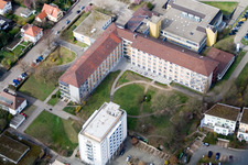 Vue aérienne de Hôpital Asclépios à Kandel dans le département Rhénanie-Palatinat, Allemagne