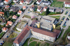 Vue aérienne de Hôpital Asclépios à Kandel dans le département Rhénanie-Palatinat, Allemagne