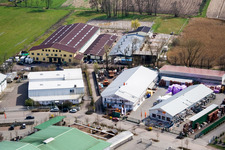 Horstring à le quartier Minderslachen in Kandel dans le département Rhénanie-Palatinat, Allemagne vue d'en haut