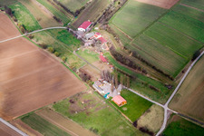 Photographie aérienne de Ranch Wagner à le quartier Herxheim in Herxheim bei Landau dans le département Rhénanie-Palatinat, Allemagne