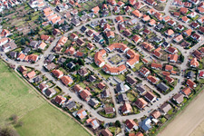 Photographie aérienne de Queichtalring à le quartier Offenbach in Offenbach an der Queich dans le département Rhénanie-Palatinat, Allemagne