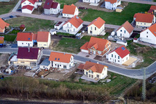 Nouvelle zone de développement NO à le quartier Schaidt in Wörth am Rhein dans le département Rhénanie-Palatinat, Allemagne vue d'en haut
