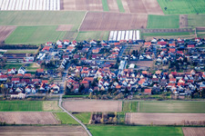 Lustadt dans le département Rhénanie-Palatinat, Allemagne d'en haut