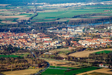 Enregistrement par drone de Speyer dans le département Rhénanie-Palatinat, Allemagne