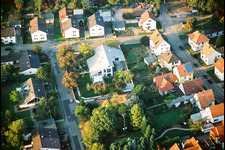 Vue aérienne de Mozartstrasse Schubertstr à Kandel dans le département Rhénanie-Palatinat, Allemagne